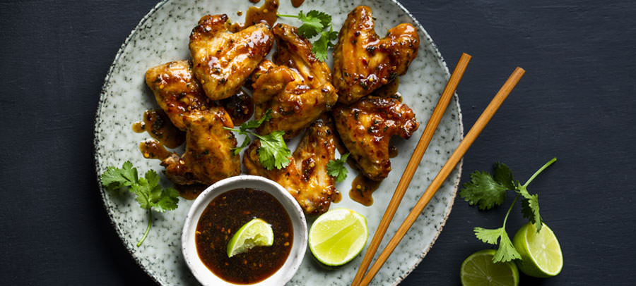 Spicy Asian chicken wings