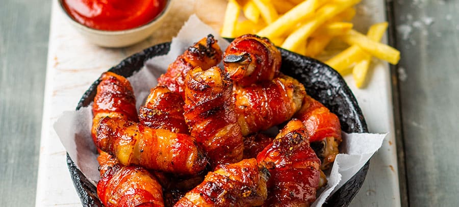 bacon-wrapped chicken wings