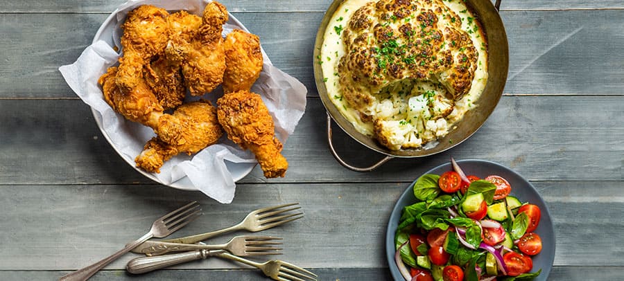 buttermilk-fried chicken