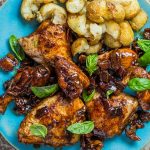 chicken in bacon-and-brown-sugar glaze