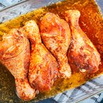 chicken marinating