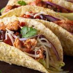 Tex-mex chicken tacos