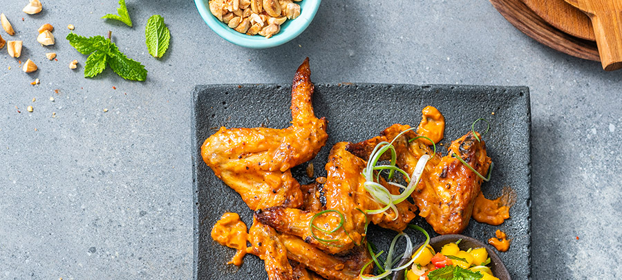 West African spicy chicken wings