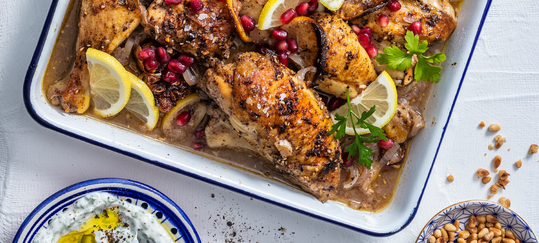 Easy chicken tray bake