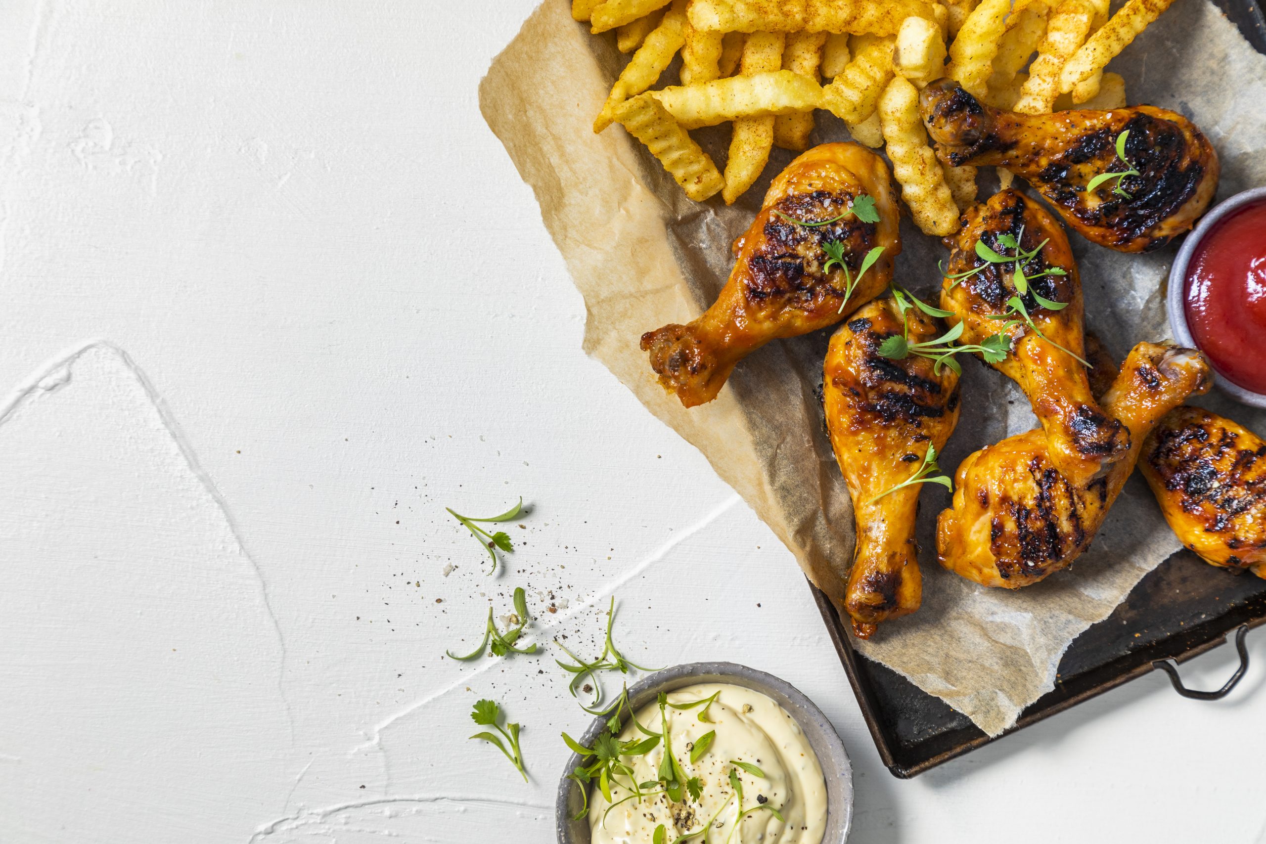 buffalo-style chicken drumsticks