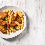 penne with chicken